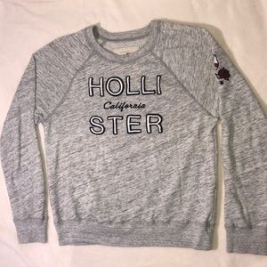 Grey Hollister crew-neck